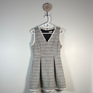 Chic Black and White Mini Dress